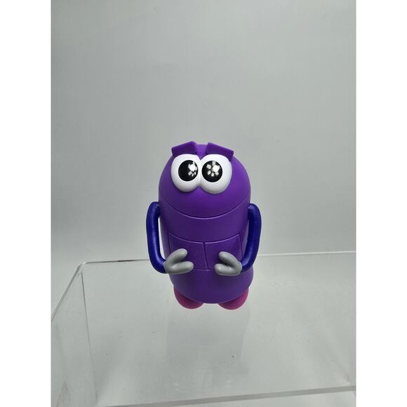 Stroybot Purple Robot 3” Figure Plastic Toy Fisher Price Netflix Replacement - Picture 1 of 4